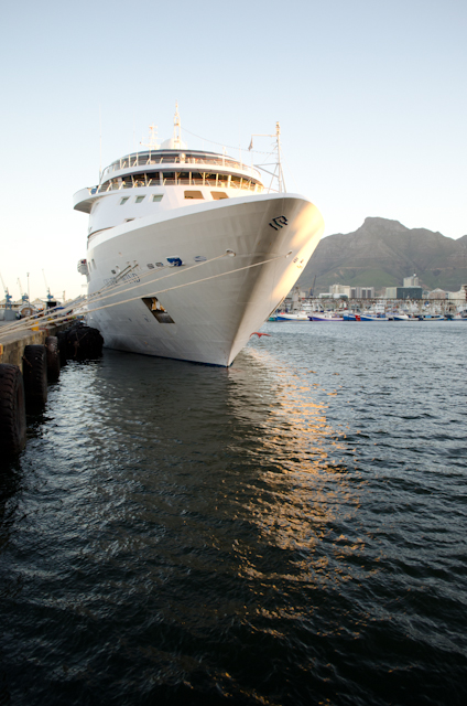 Silver Wind may be classified as a "small" ship, but she's still plenty big! Photo © 2013 Aaron Saunders