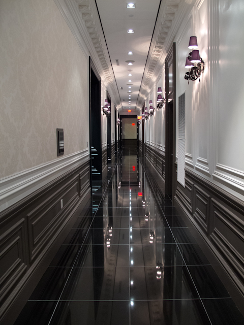 The Trump Hotel Toronto is done in an elegant 'Champagne and Caviar" colour scheme. Photo © Aaron Saunders
