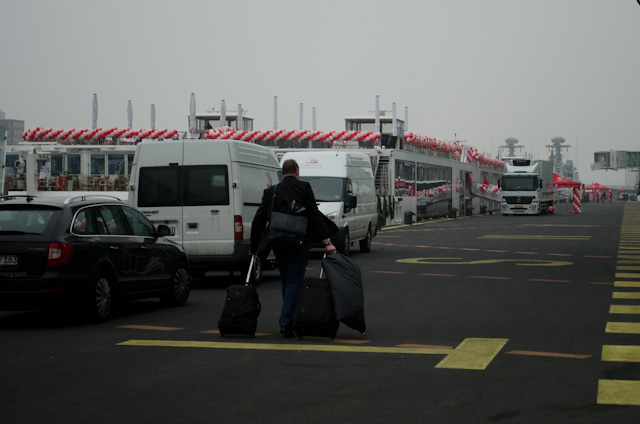 The entire dock apron is occupied by Viking River Cruises' latest-and-greatest. Photo © 2013 Aaron Saunders